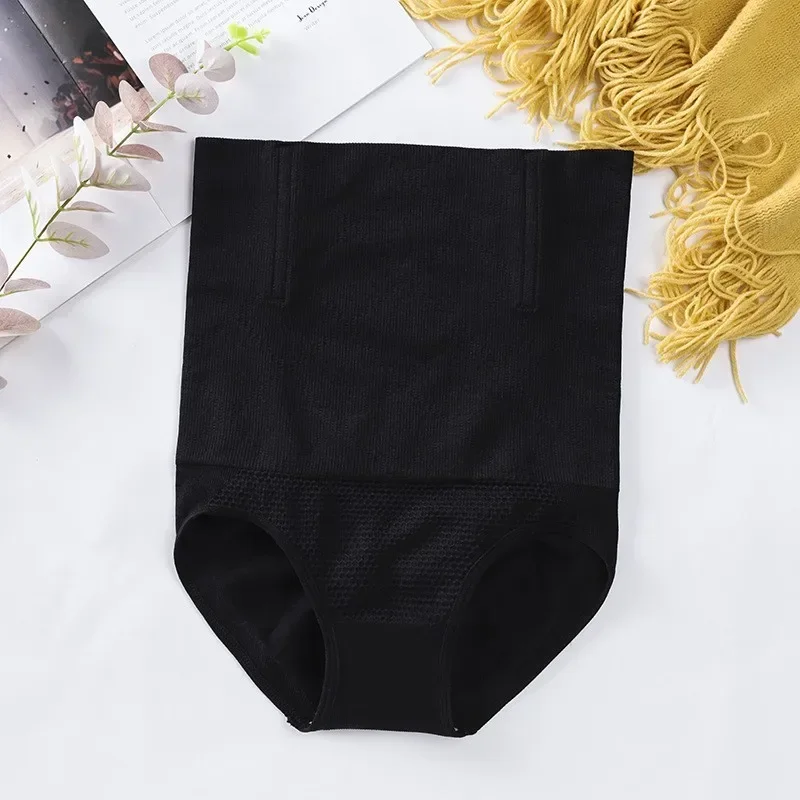 Large Size High Waist Tummy Control Underwear Postpartum Tummy Control Without Trace Buttock Lifting Ladies Body Shaping Pants