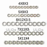 10pcs New Ball Bearing 5x11x4 7x11x3 8x12x3.5 9x5x3 4x8x3mm For 1:10 1/12 RC Car Parts Wltoys 12428 12423 Upgrade Parts