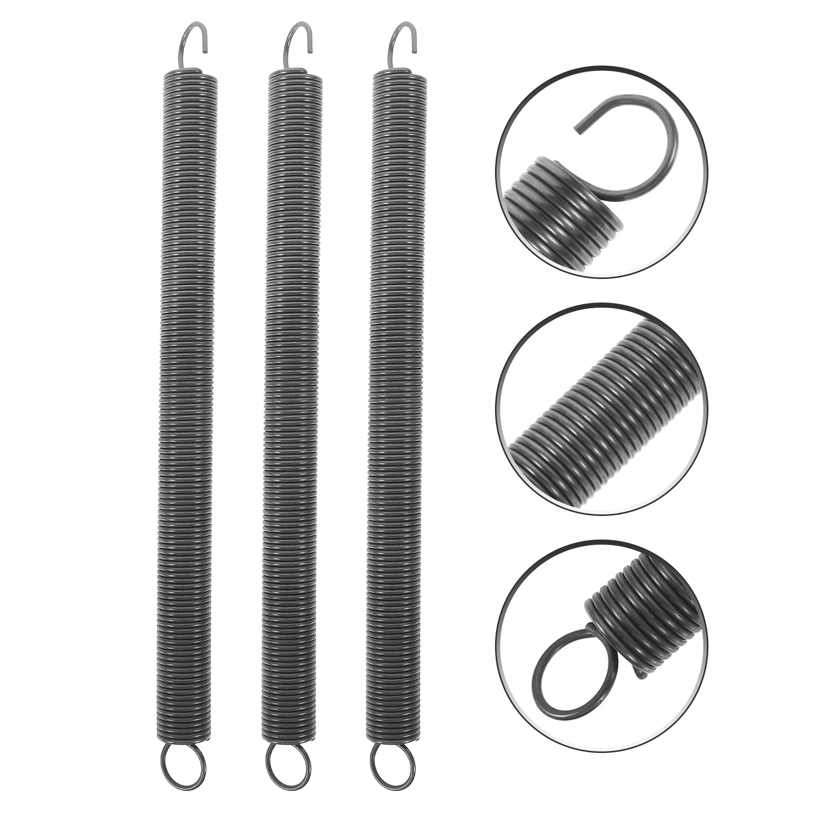 3 Pcs Loft Ladder Spring Replacement Springs for Attic Stairs Multi-use Convenient Pull down Multifunction Parts Metal