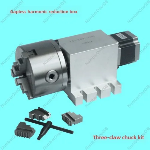 

Engraving Machine Indexing Head A Axis, Rotating Axis Numerical Control Indexing Head, No Gap Harmonic Gearbox 50:1