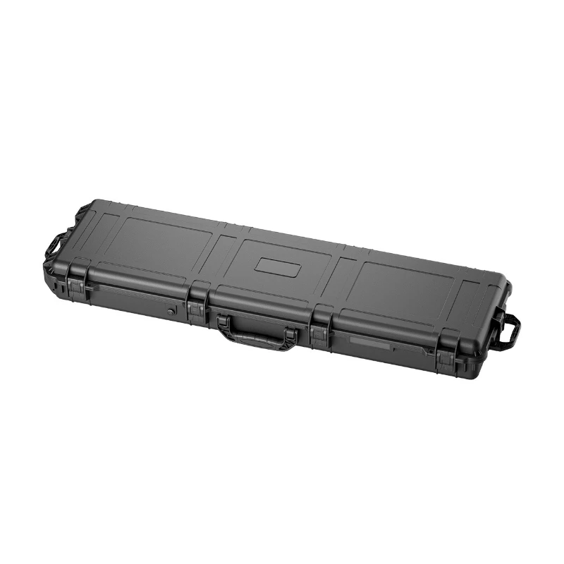 Long Fishing Rod Storage Box Car Roof Tool Case Portable Instrument Protective Boxes Black Large Capacity Instrument Storage Box
