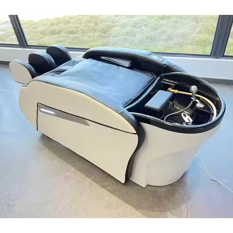 Luxury Thai Hair Washing Head Spa Shampoo Bed 3d 4d Full Body Electric Massage Sofa Chair with Heat