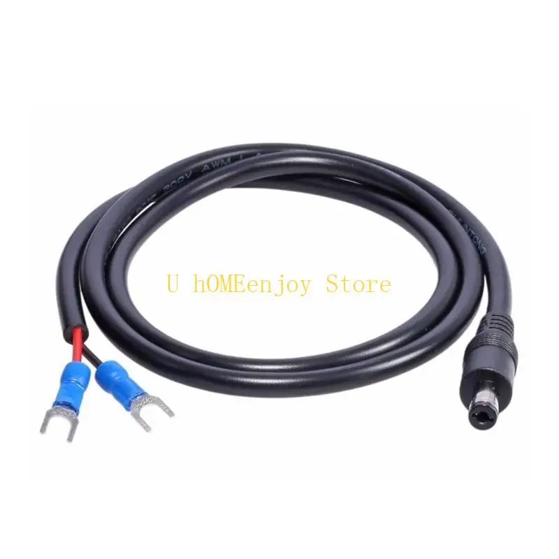 B0KF Power Cable DC5.5x2.1mm to 2pin Power Cord for WiFi Routers Speaker LED lights