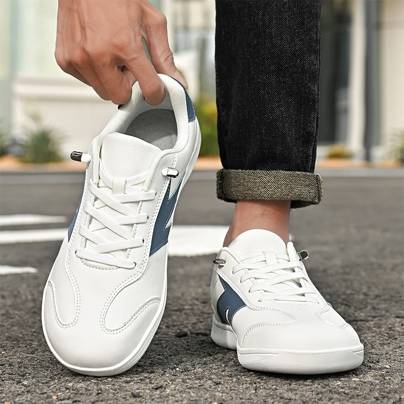 Unisex Barefoot Sneakers Women Men Wide Toe Minimalist Zero Drop Shoes Non Slip Lace Up Casual Sneaker