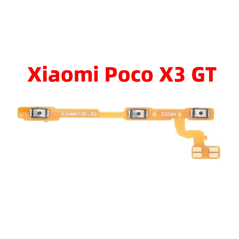 For Xiaomi Poco X3 GT Power ON OFF Volume Camera Key Button Switch Flex Cable Replacement