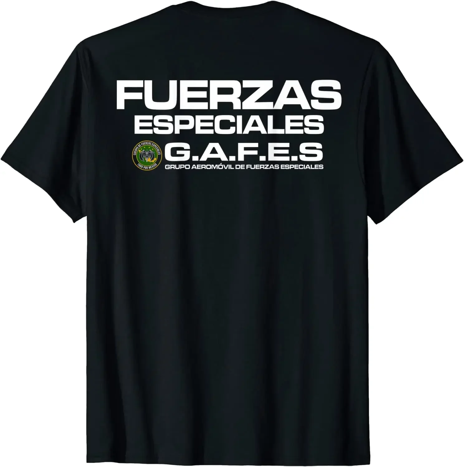 2024 Men T-shirt Short Casual 100% Cotton GAFEs Fuerzas Especiales Mexico Special Forces Shirts streetweaarr Size S-5XL