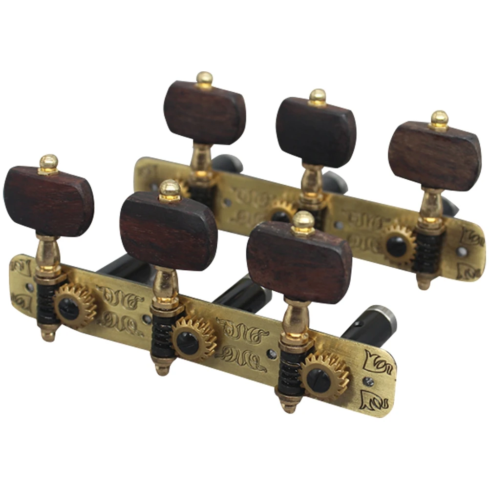 

YHVC-2Pcs Classical Guitar Tuners Tuning Key Pegs Machine Heads for Acoustic Folk Classical Guitars