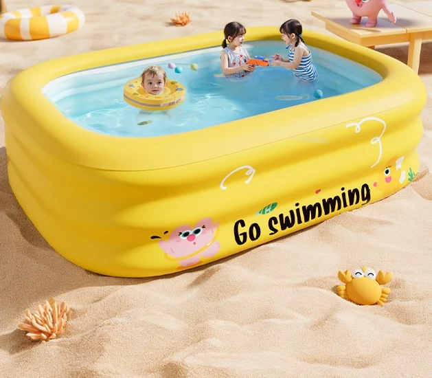 

Надувной бассейн, детский большой семейный бытовой детский бассейн, небольшой детский бассейн с веслушками во дворе