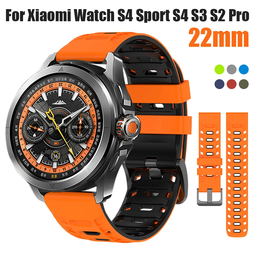 22Mm Two-Tone Silic…