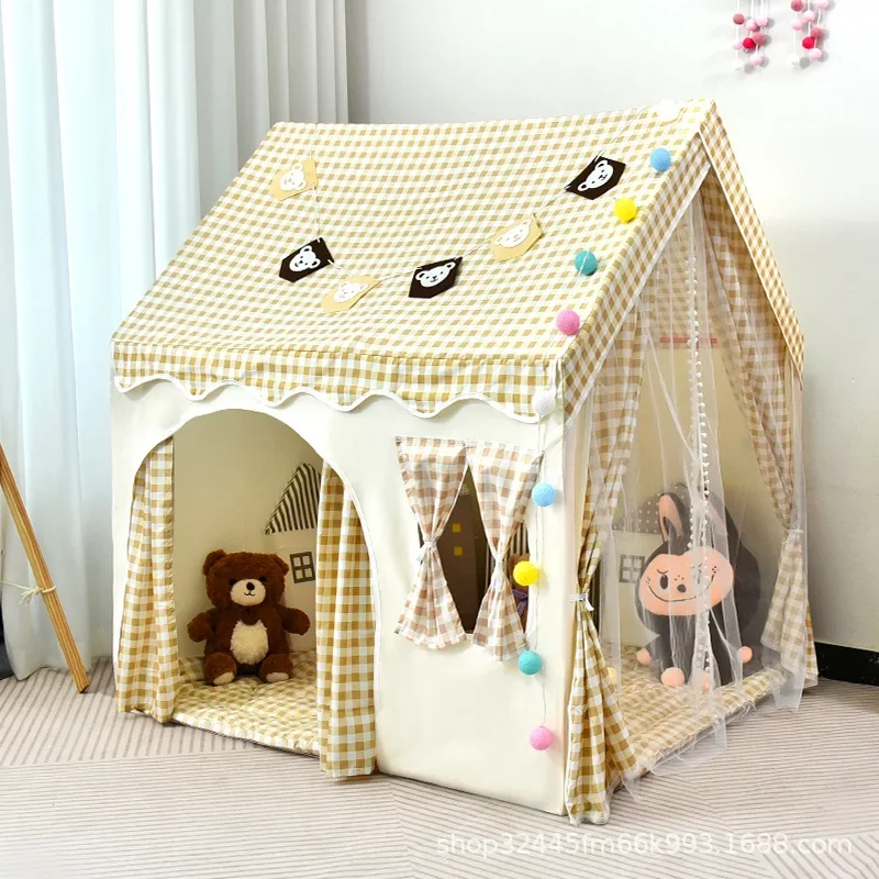 Indoor Kids Tent Playhouse Baby Boys Girls Family Home Preschool Toy House Indoor Children's Tent Game House Game Toy House