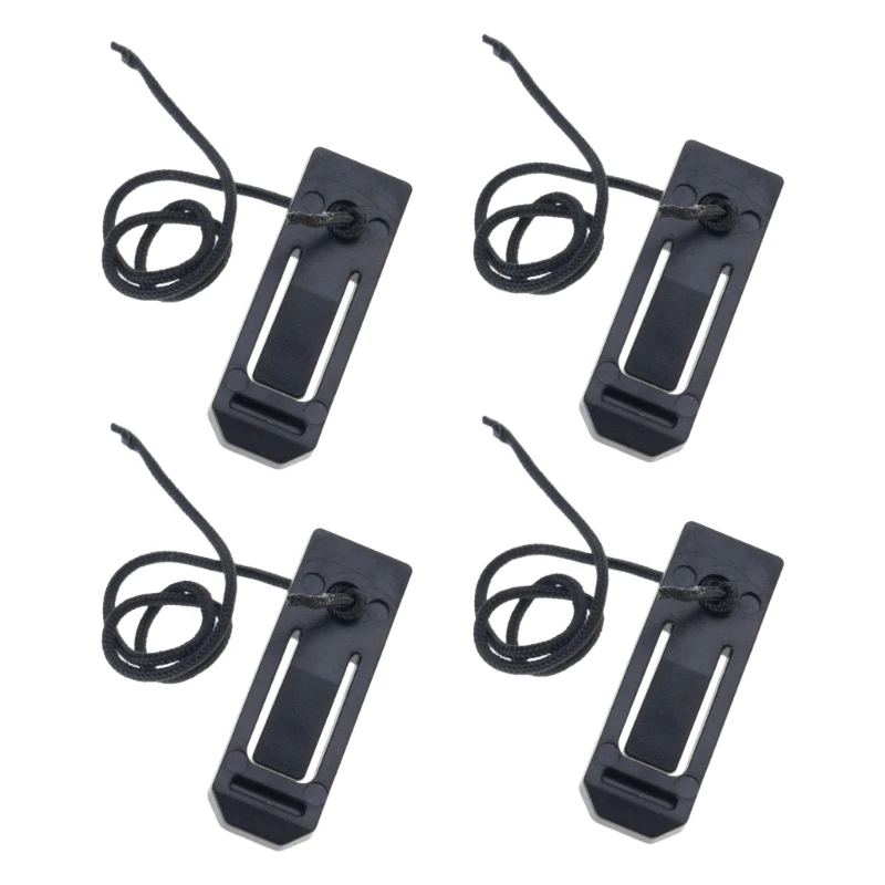 4Pcs Surfboard Fin Clips 43*13mm Buckle Paddleboard Surfboard Tail Clip Water Separator Water Ski Board Fish Fin Clip