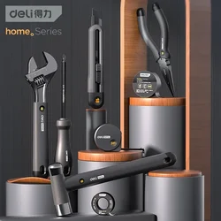 Deli-Household Screwdriver Set, Home Series, Chave, Fita, Faca, Matéria-prima, Cinto, Coleção de Ferramentas, Arte, Novo