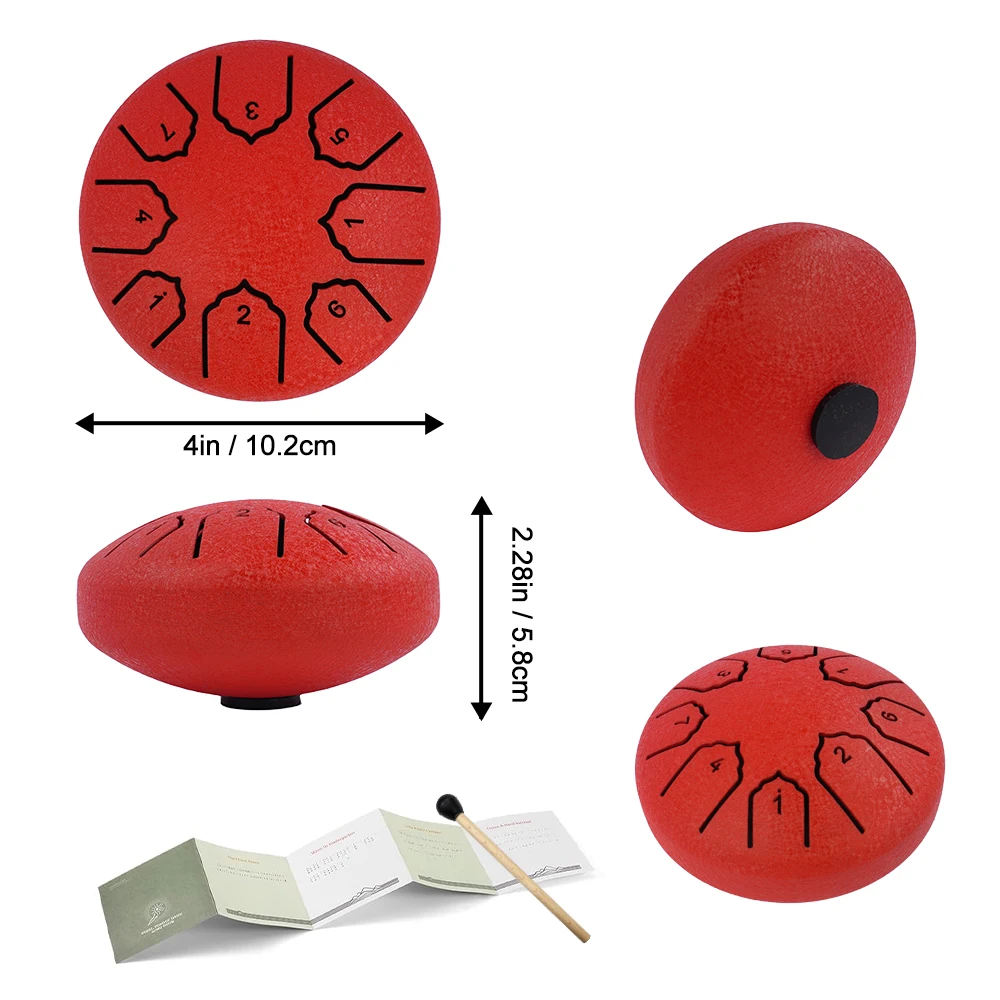 กลองลิ้นเหล็กขนาดเล็ก 4 นิ้ว 8 - Musical Instrument Chimes บทวิจารณ์และราคา