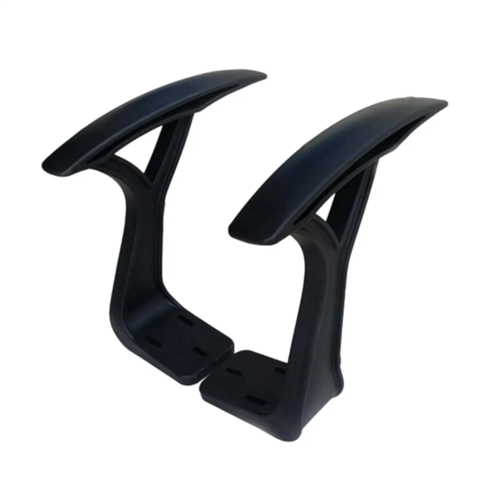 Plastic Chair Armrest with Mounting Base Easy to Install Replacement Office Chair Armrest Comfortable High Strength
