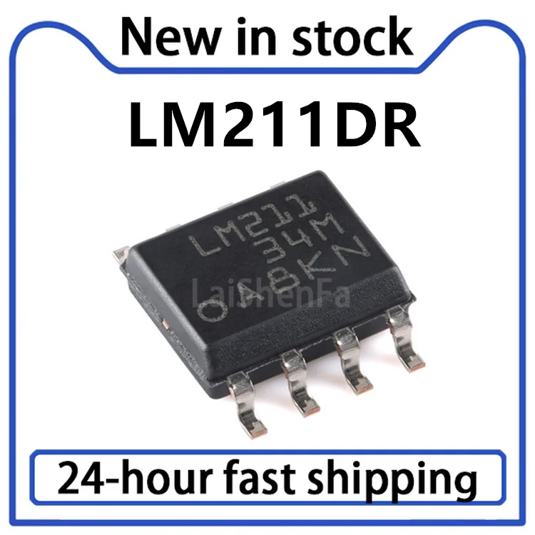 10PCS New LM211DR LM311DR SOIC-8 Differential Comparator IC Chip in Stock