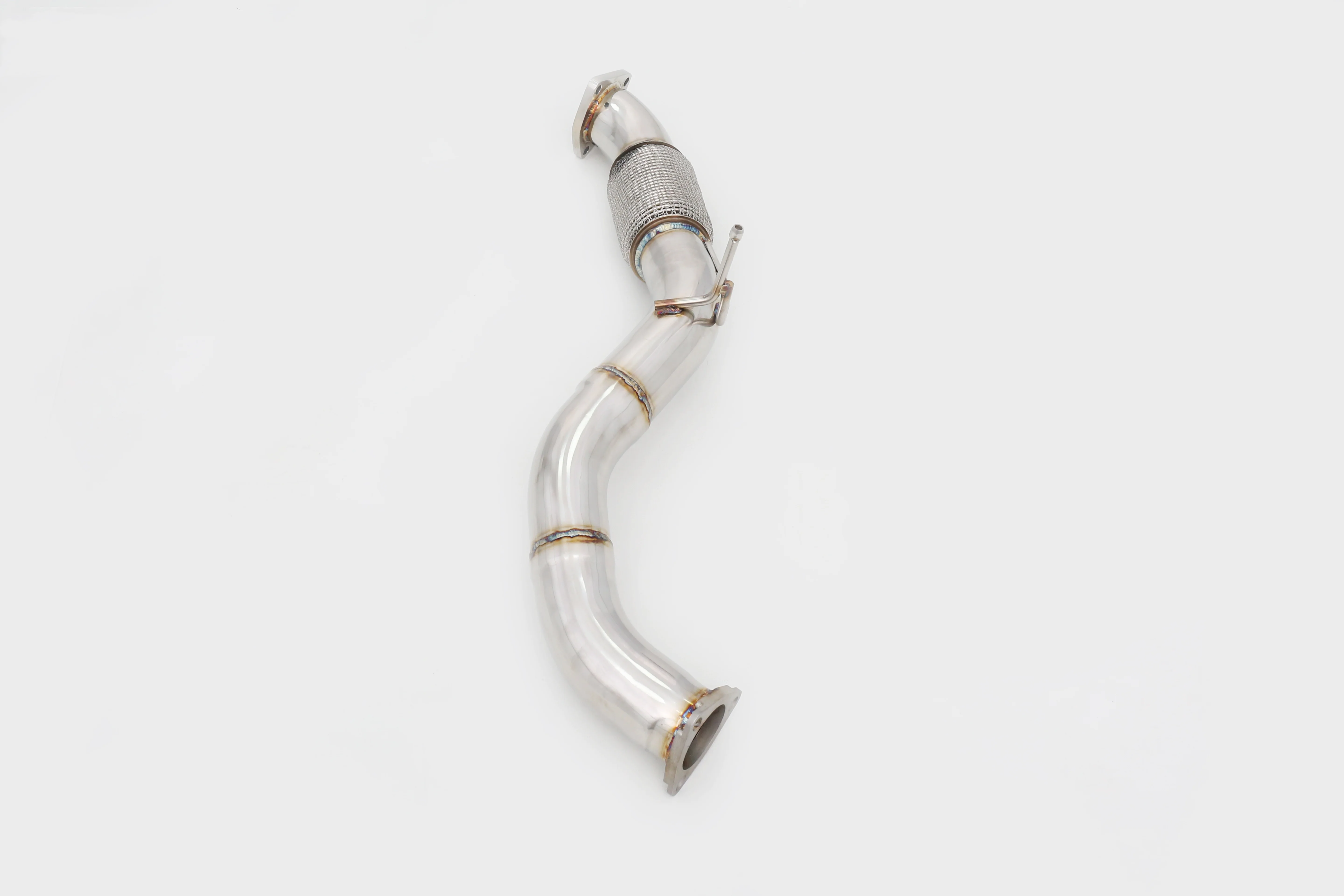 For -R FL5 2.0T Custom Stainless Steel Downpipe Catless Decat Front Pipe