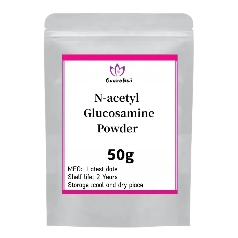 Bahan kosmetik n-asetil Glucosamine bubuk Nag untuk pemutih kulit melembapkan