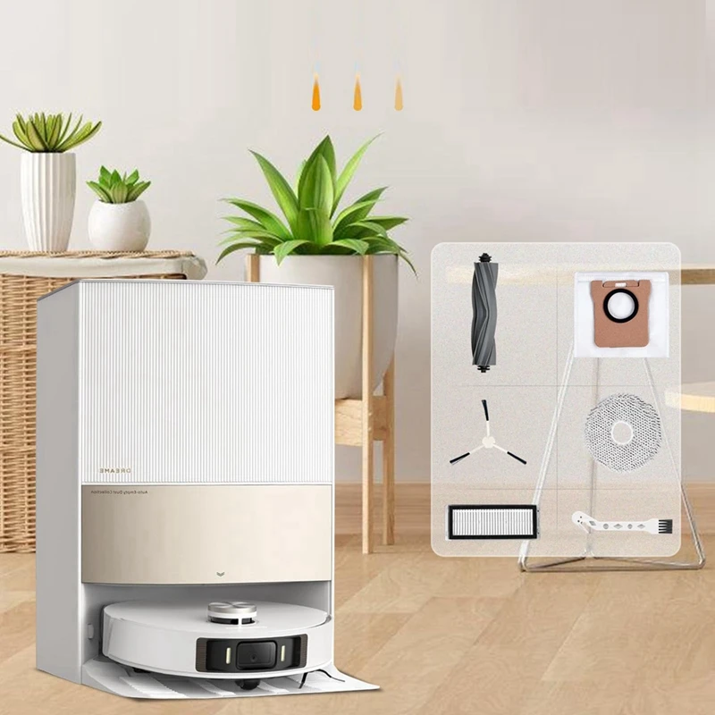 Dreame-ロボット掃除機の完全な交換,l20 ultra,l20 ultraメインブラシ,フィルタークロス,ダストバッグ