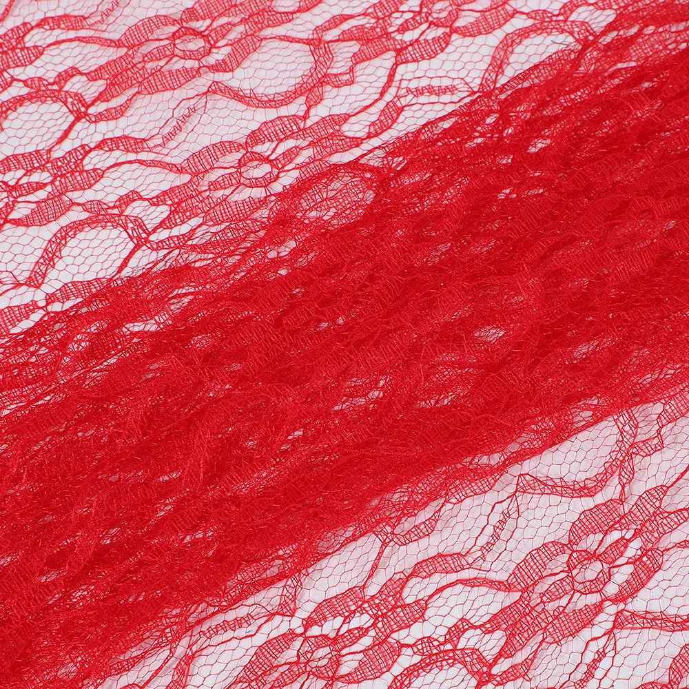 5Meter 150Cm Wide New Orchid Floral Lace Net Cloth for Wedding Decoration Dress Women Clothing Soft Polyester Mesh Fabric F152