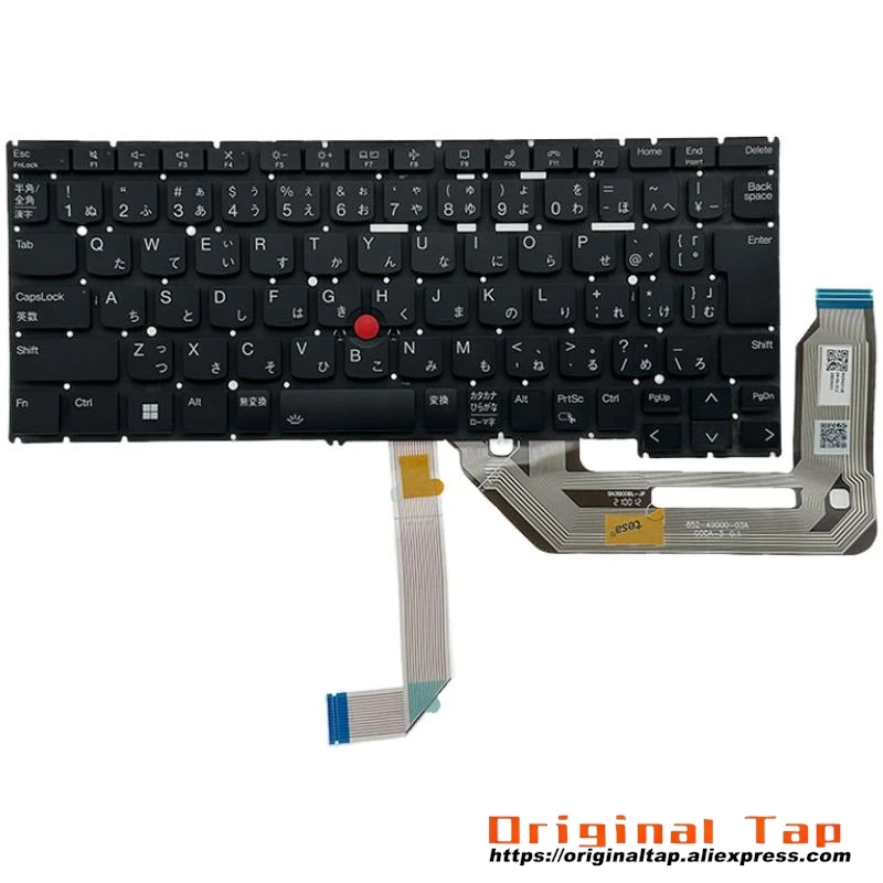 JP Japanese Backlit Keyboard for Lenovo Thinkpad X13 Yoga Gen 4 5N20W68240 5N20W68276 5N20W68312