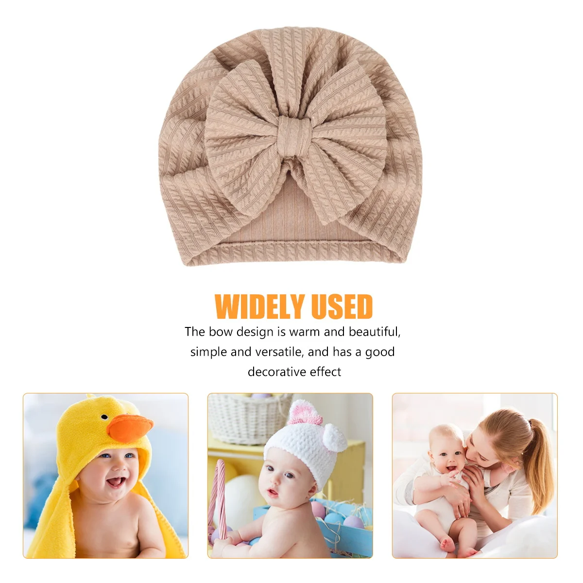 

Children Winter Headwear Baby Hat Lovely Bowknot Design Soft Comfortable Long Service Life Baby Warm Hat Kids Warm Caps
