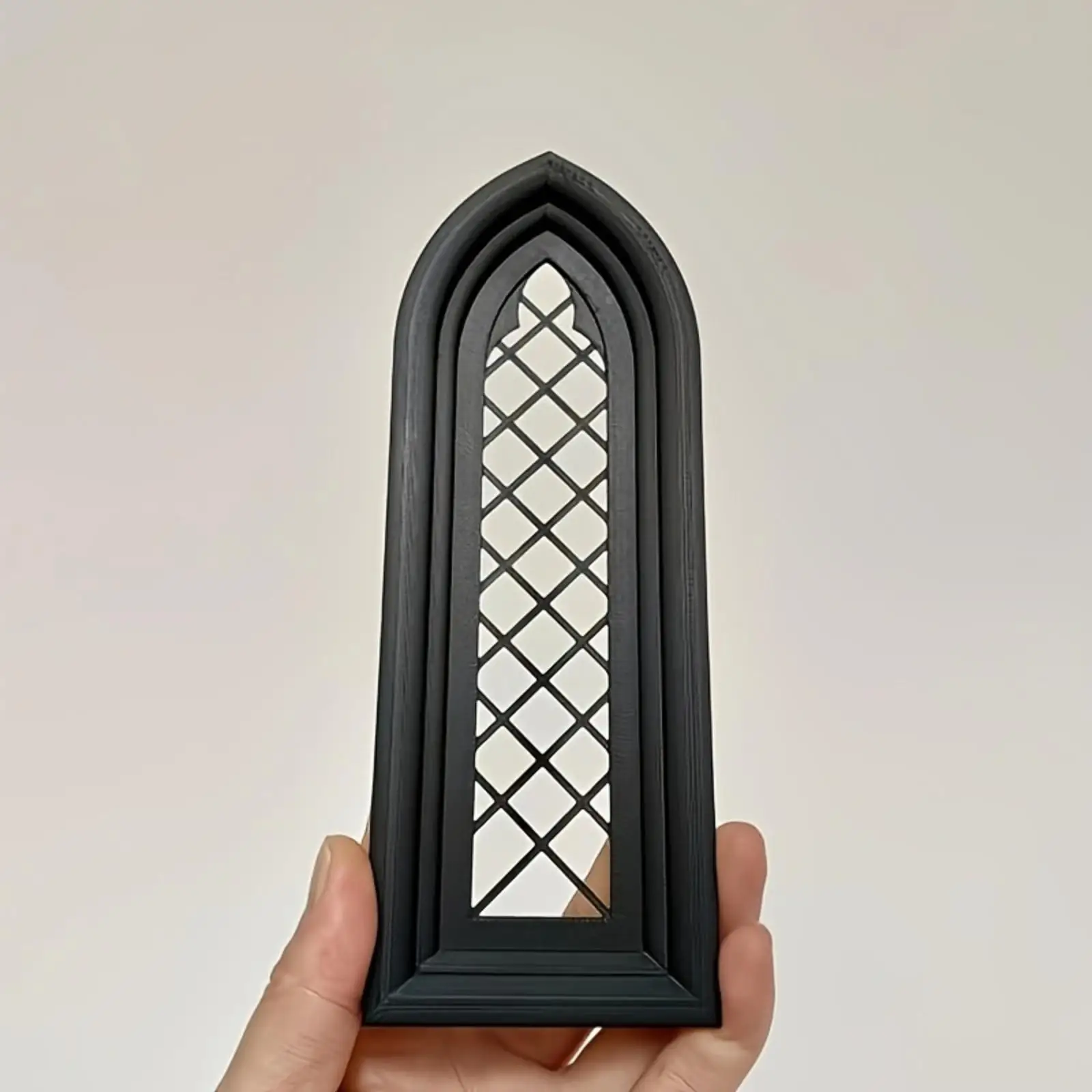 Arched Window Miniature Window for Dollhouse, Model Scenes