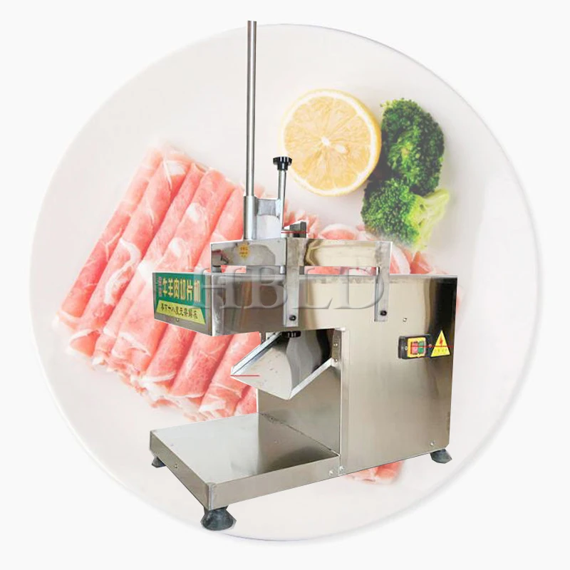 Electric Multifunctional Slicer, Lamb Roll Forming Machine, Adjustable Automatic Frozen Meat Cutting Machine