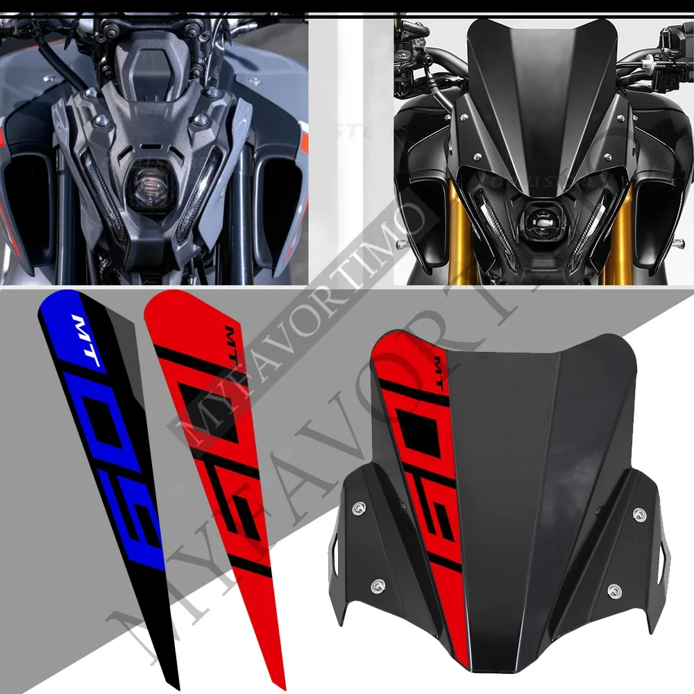 Motorfiets Windscherm Accessoires Windscherm Windscherm Stickers Voor Yamaha Voor Mt09 Sp 2021 2022