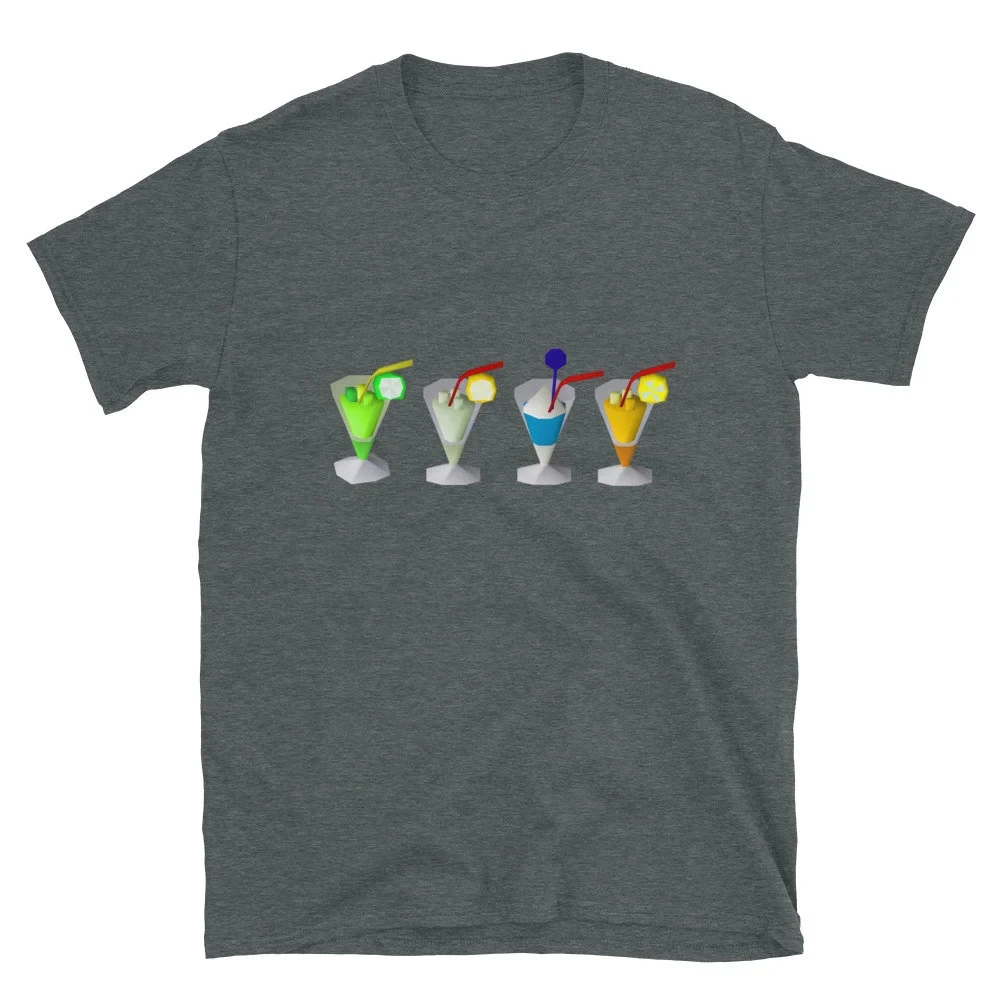 Summer Holiday Leisure Fashion - Soft and Loose - Dwarf Cocktail Runes Wilderness Survival T-shirt for Both Men and Women