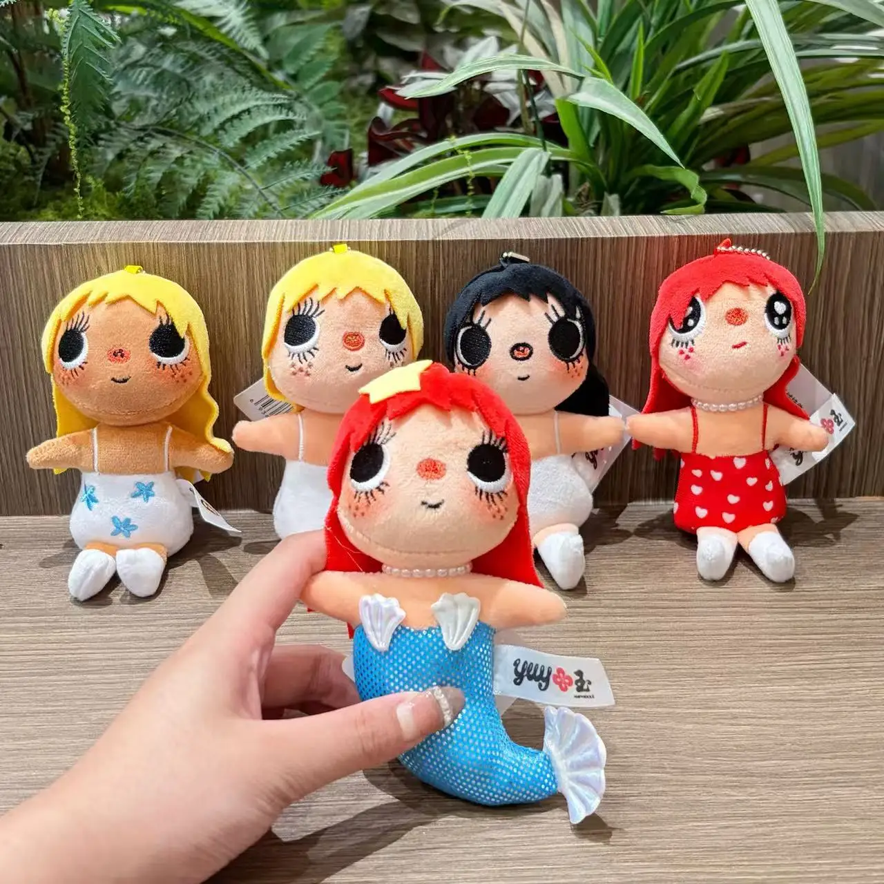 15cm Yuy yu Plush Keychain Doll Backpack Pendant Couple Style Women Birthday Gift