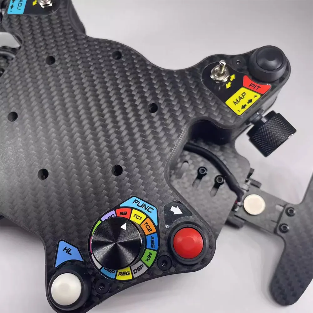 

For Logitech Thrustmaster Fanatec Racing Hub Steering Wheel Instrument Button Box PC Center Console Shift Paddles