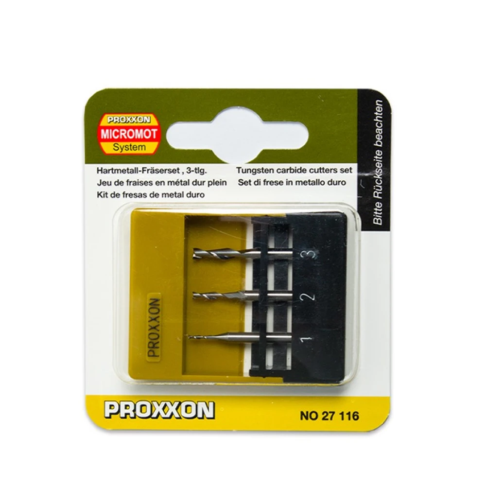 Conjunto Tungstênio Ssteel Fresa Drll Bits para Micro Fresadora Proxxon Mf70 Peças Peças