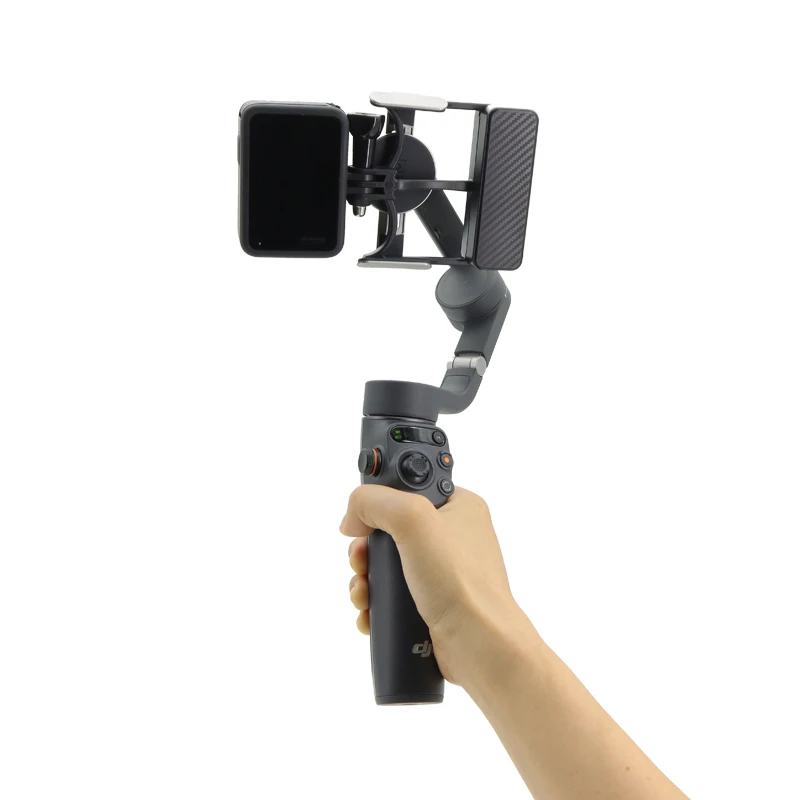 DJI OSMO MOBILE2 美品　GoPro用アダプター付けます! ユニバーサルアクションカメラアダプター DJI Osmo Mobile 6 OM 5 4 3