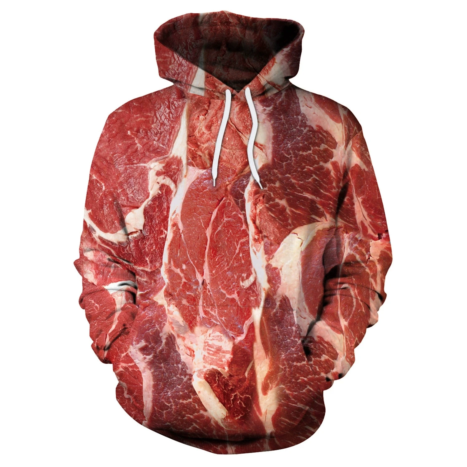 Streaky Pork Graphic hoodies For Men Clothing 3D Print Fresh Meat zip hoodies Funny Kids Long Sleeved Unisex Women Tops Tee