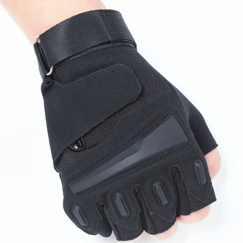 1 Pair Fingerless Summer Cycling Gloves Man Woman Non Slip Gel Road Bike Half Finger Bicycle Gloves MTB Sports Mountain Bike