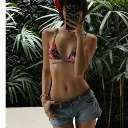 VanessaLab New Long Leg Summer Versatile Low Waist Loose American Denim Shorts For Women sexy