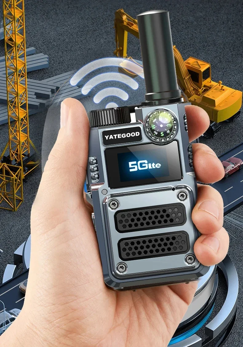 5000km 4G LTE POC Walkie Talkie z wysoką jakością połączeń Walkie Talkie na duże odległości z kartą SIM 100km GPS Radio YATEGOOD G5000