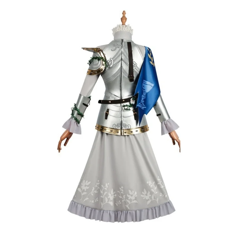 Ada Mesmer Cosplay Costume Psychologist Silver Knight Anime Halloween Set Uniform Suit