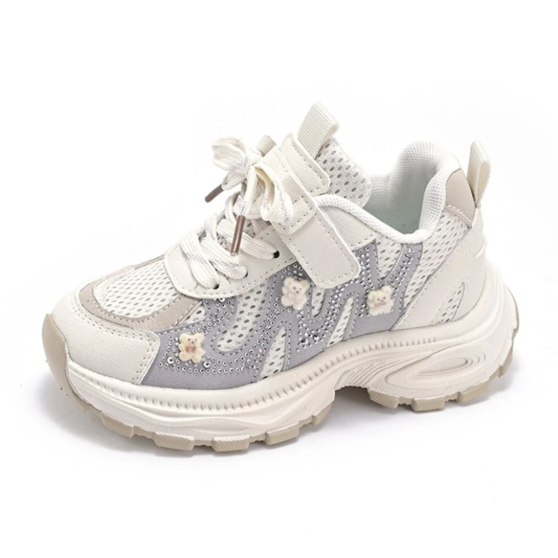 

Повседневные кроссовки для девочек, дышащие сетчатые детские спортивные туфли, легкие модные детские кроссовки на мягкой подошве для детей 3-10 лет