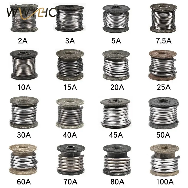 Fuse Wire Household Fuse 5A 10A 15A 20A 25A 30A 40A 60A Insurance Lead Wire