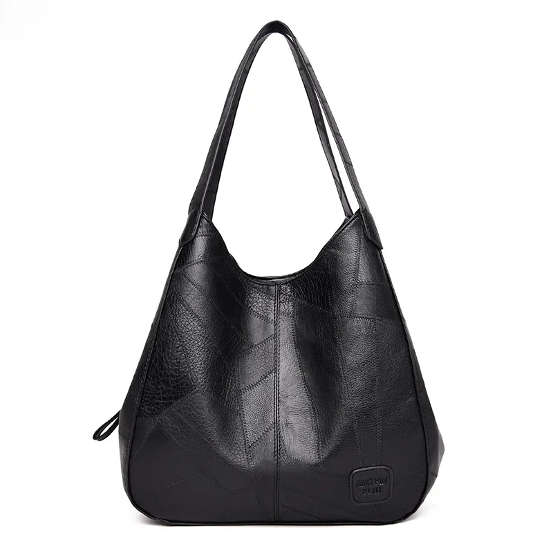 New Style Soft Leather Shoulder Bag with Large Capacity, Versatile and Trendy Crossbody Bag for Women, Korean Style Tote Bag