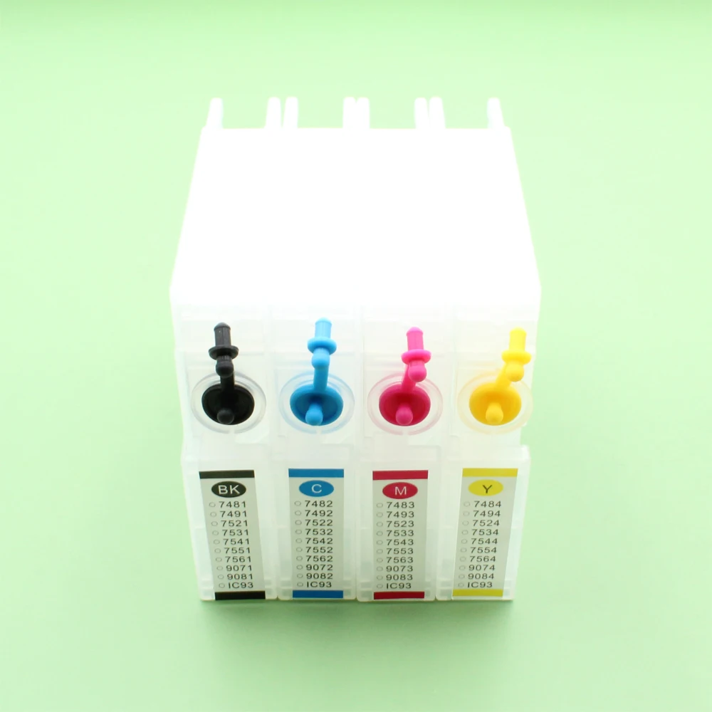 Imagem -01 - Cartucho de Tinta com Chip para Epson Workforce Pro Recarga Impressora Wf6530 Wf-6590 Wf8090 Wf9590 Wf-6090 748 748xl