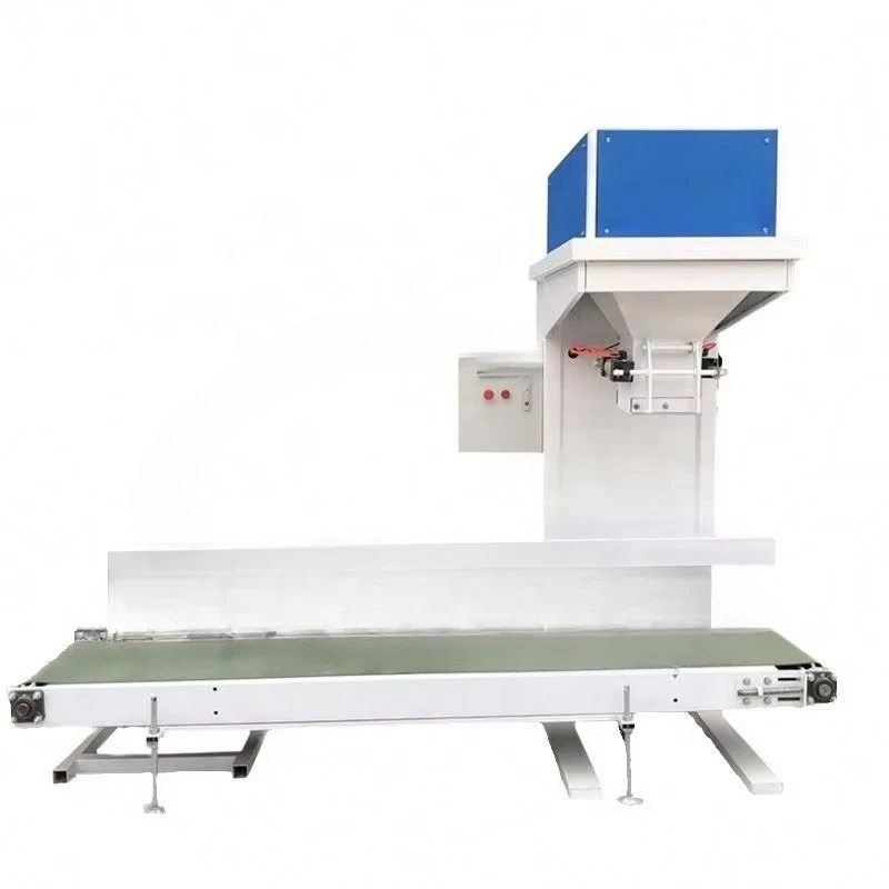 25kg Electric Motor Plastic Open Bag Packaging Machine Rice Grain Fertilizer Granules Food Application Big Bag Filling Machine