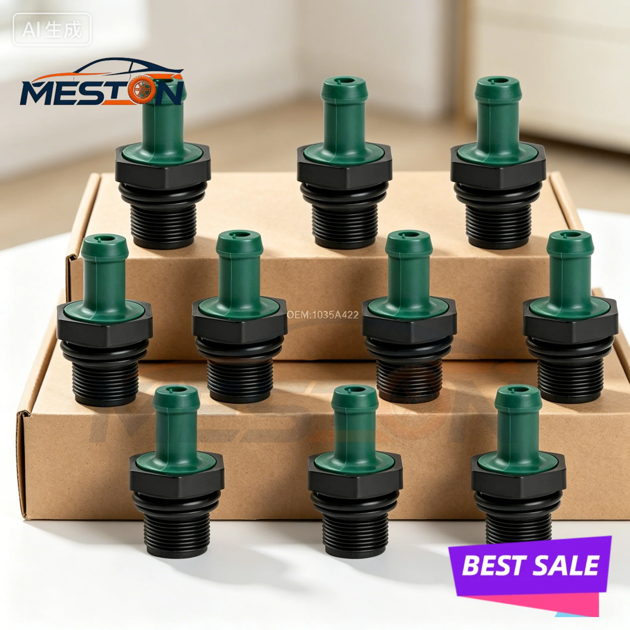 

10PCS Positive Crankcase Ventilation PCV Valve for Mitsubishi Lancer Outlander ASX 1035A422 Nissan Altima 11810-6N202