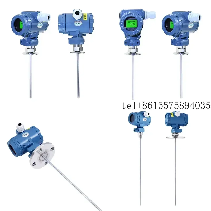 hot Rs485 Electrode Capacitance Level Sensor Transmitter Ptfe Fuel Oil tank Capacitive Level Sensor