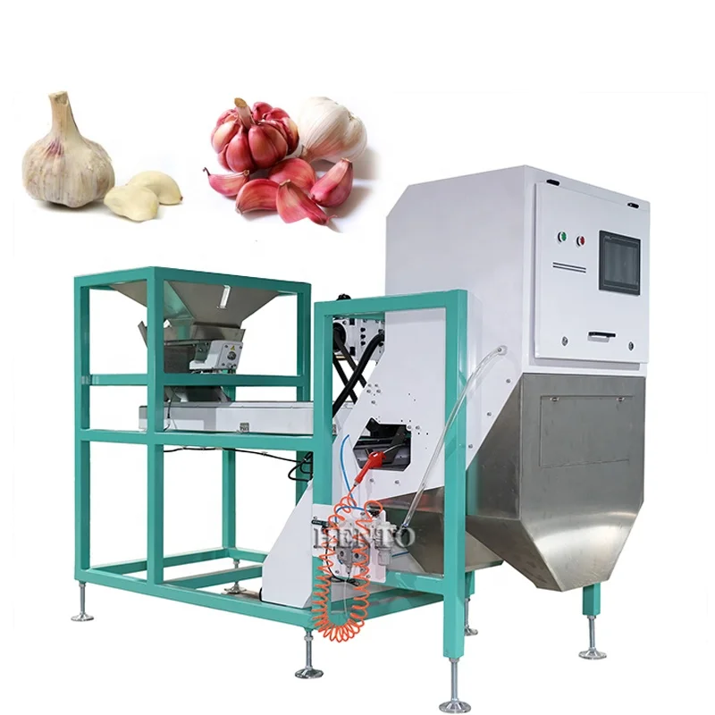 Customized Large Capacity Almond Beans Color Sorter/Garlic Color Sorting Machine/Peeled Garlic Peeling Sorting Machine