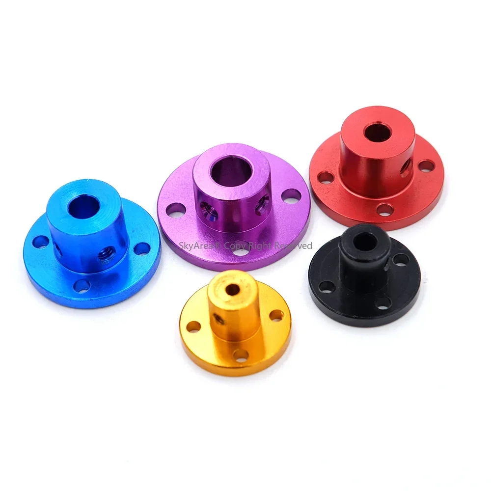 3 مللي متر/4 مللي متر/5 مللي متر/6 مللي متر/8 مللي متر سبائك الألومنيوم جامدة شفة اقتران دليل المحرك مقرنة رمح موصل