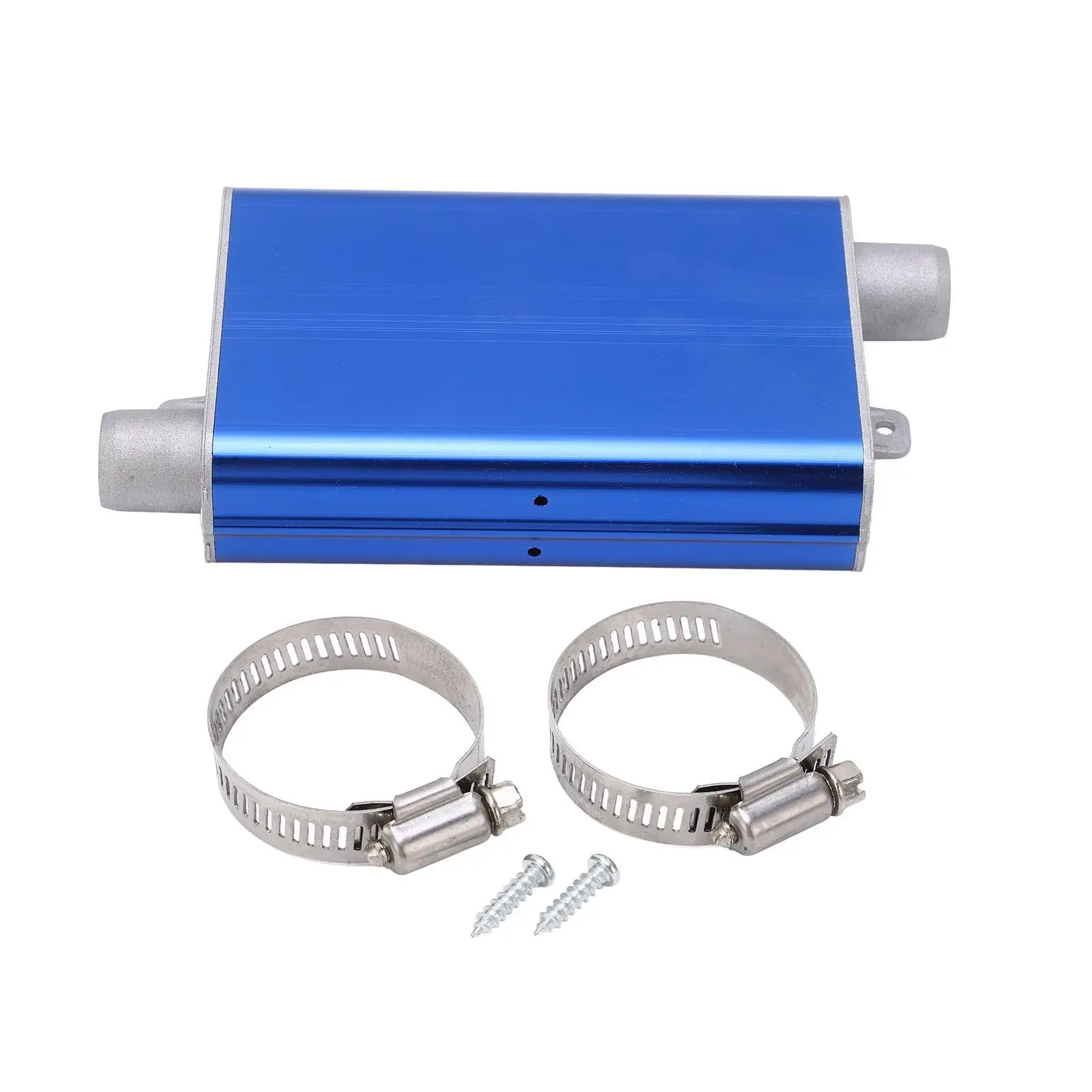 

24mm Parking Heater Exhaust Muffler - Rust Resistant Aluminum Alloy Silencer for Noise Reduction