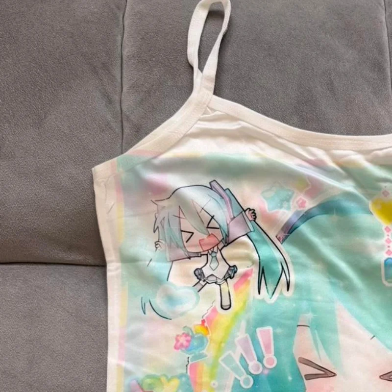 Woman Clothing 2000s Punk Y2k Print Gothic Slim Vintage Top Women Sexy Streetwear Tank Women Clothing Y2k Style Emo Girl Vest