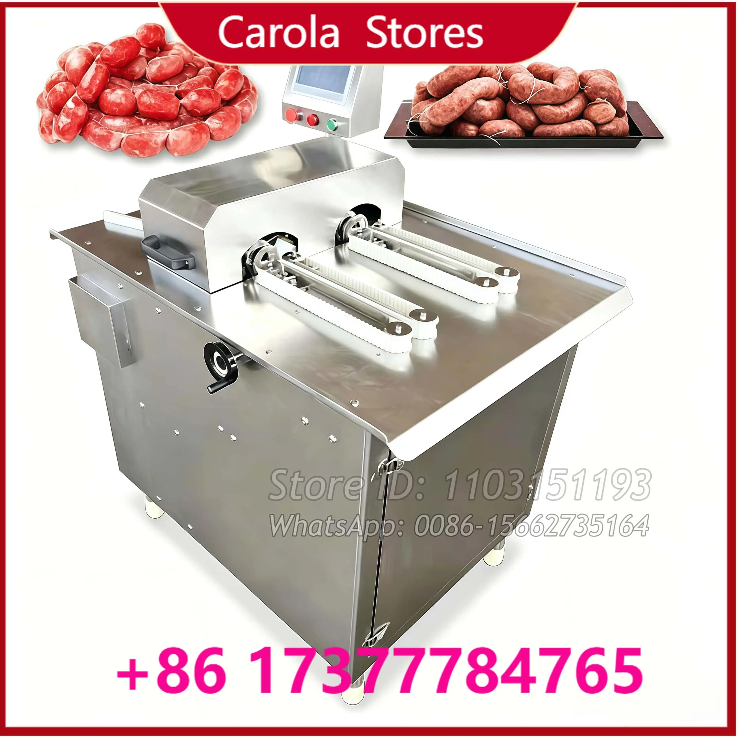 English Touch Sausage Linker Tying Machine Sausage Clipper Twisting Machine Clipping Sealing Knotting Machine
